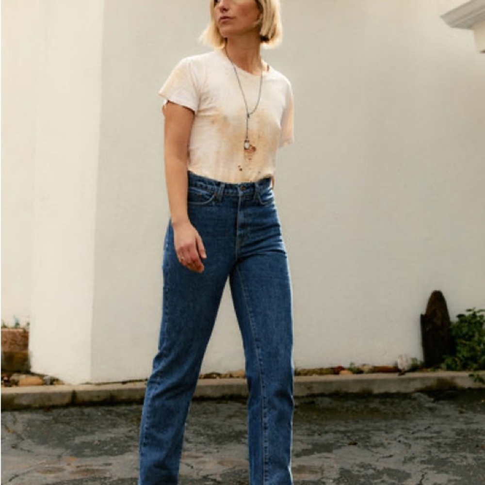 Imogene and Willie Isabelle High Rise Straight Leg Jean size 28 - Picture 7 of 8